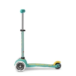 Micro Patinete Mini Deluxe Eco Led menta