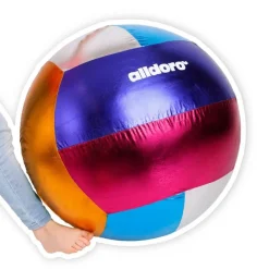 Alldoro Pelota gigante hinchable metalizada 60cm.