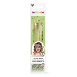 Snazaroo Pinceles para maquillaje 3 unidades