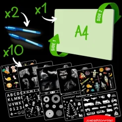 Juegaconmigo Pintafluo pizarra fluorescente