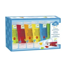 Djeco Pintura de dedos 6 colores