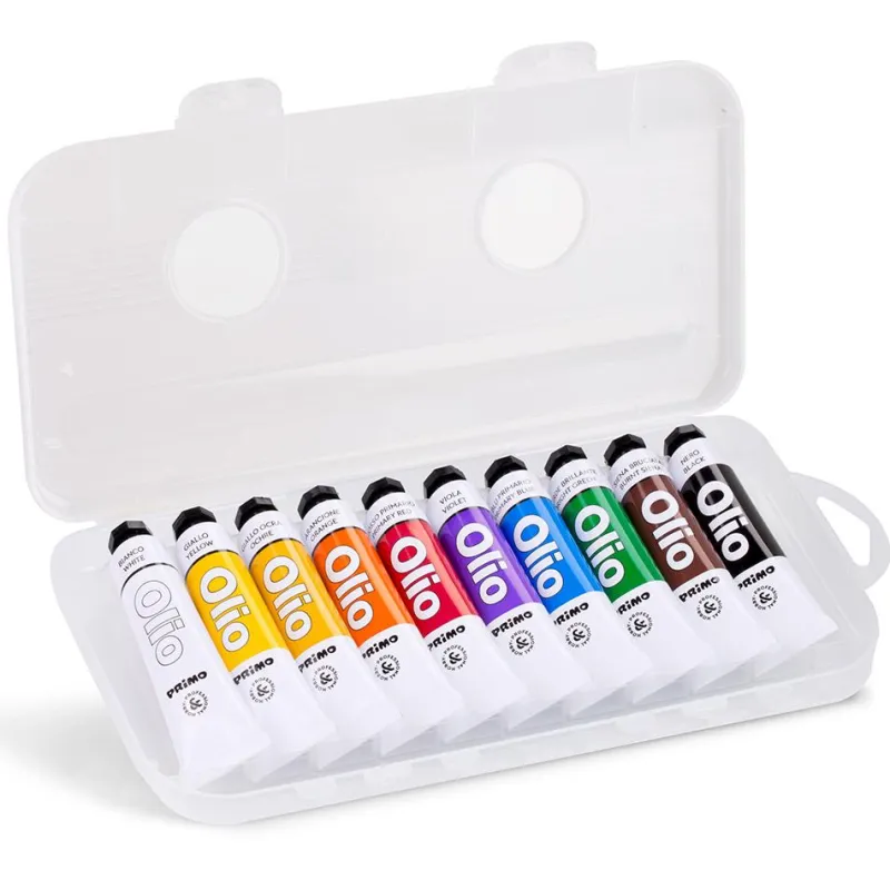 Primo Pintura óleo 10 colores 18ml.