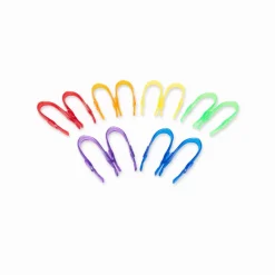 Tickit Pinzas translúcidas de colores 12 unidades