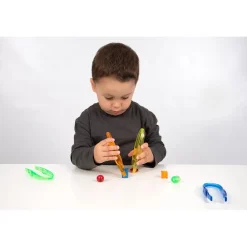 Tickit Pinzas translúcidas de colores 12 unidades