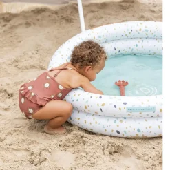 Swim Essentials Piscina hinchable White terrazzo 100cm.
