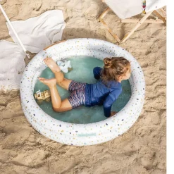Swim Essentials Piscina hinchable White terrazzo 100cm.
