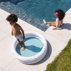 Swim Essentials Piscina hinchable White terrazzo 100cm.