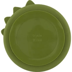 Trixie Plato 3 compartimentos silicona dinosaurio