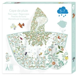 Djeco Poncho lluvia flores y pájaros