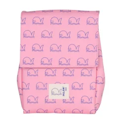 Milan Portamerienda 460 rosa ballenas 20x15x27cm