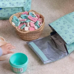 Milan Portamerienda 460 verde focas 20x15x27cm