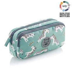 Miquelrius Portatodo doble rectangular Zebra reciclado