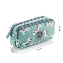 Miquelrius Portatodo doble rectangular Zebra reciclado