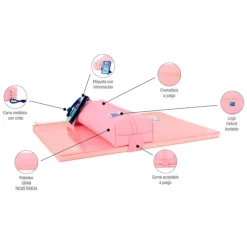 Oxford Portatodo rectangular Kangoo Teens colores surtidos