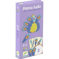 Djeco Primo Ludo números 1 al 4 pavo real