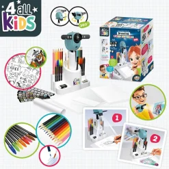 Buki Proyector de dibujos con accesorios 4 All Kids