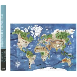 Londji Póster discover the world 50x70cm