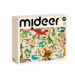 Mideer Puzzle dinosaurios 126 piezas