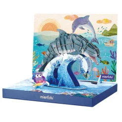 Mieredu Puzzle eco 3D delfín 83 piezas