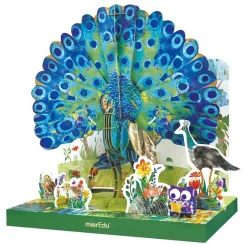 Mieredu Puzzle eco 3D pavo real 108 piezas