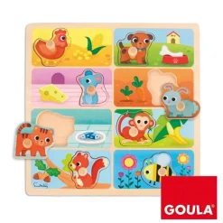 Goula Puzzle encaje Mi comida favorita 8 piezas