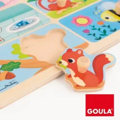 Goula Puzzle encaje Mi comida favorita 8 piezas