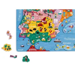 Janod Puzzle magnético Península Ibérica 60 piezas