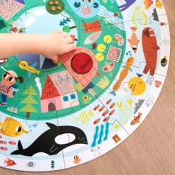 Goula Puzzle XXL descubre animales 25 pzas circular