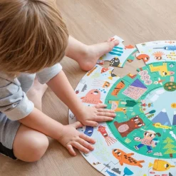 Goula Puzzle XXL descubre animales 25 pzas circular