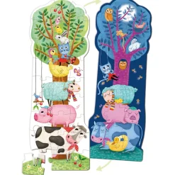 Goula Puzzle XXL reversible día y noche brilla oscuridad 27 piezas