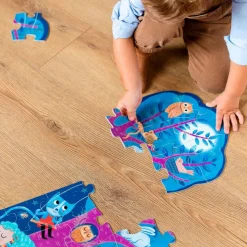 Goula Puzzle XXL reversible día y noche brilla oscuridad 27 piezas