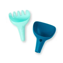 Quut Rastrillo y pala 2 en 1 Raki ocean