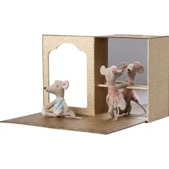 Maileg Ratoncitos ballet en estudio de danza