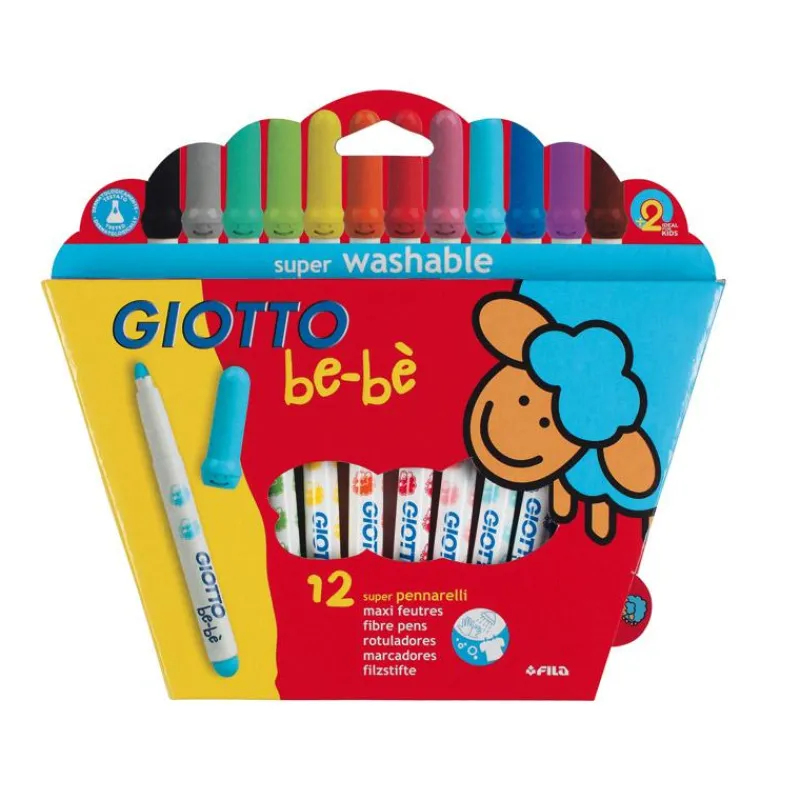 Fila Rotulador 12 colores Giotto be-bé