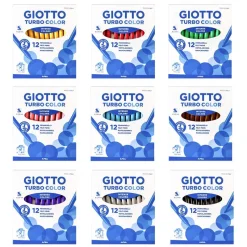 Fila Rotulador 12 unidades unicolor Turbo Color Giotto