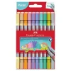 Faber castell Rotulador doble punta 10 colores pastel