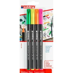 Edding Rotulador 1200 4 colores neón