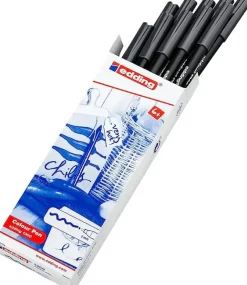 Edding Rotulador 1300 caja 10 negro. Caja de 10 uds