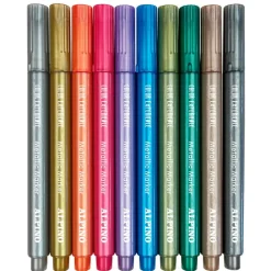 Alpino Rotulador metalizado 10 colores superficies Color Experience