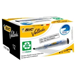 Bic Rotulador para pizarra blanca Velleda Marker negro 12 unidades