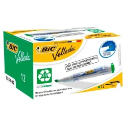 Bic Rotulador para pizarra blanca Velleda Marker verde 12 unidades