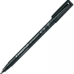 Staedtler Rotulador permanente Lumocolor punta fina negro