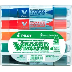 Pilot Rotulador pizarra blanca recargable 5 colores V Board Master