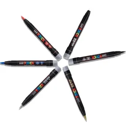 Uniball Rotulador Posca PCF35 . Punta pincel 1mm-10 mm