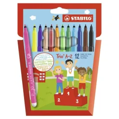 Stabilo Rotulador triangular 12 colores