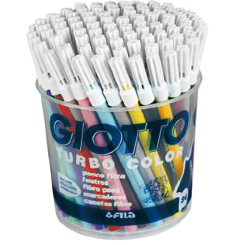Fila Rotuladores 96 colores turbo Giotto