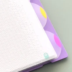 Carchivo Separadores PP bloc Ingeniox A5 neón 4 posiciones transparente