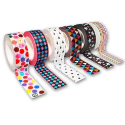 Loolipo Set 6 cintas adhesivas con motivos geométricos 10mx15mm