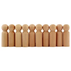 Loolipo Set 10 figuras de madera 7cm.