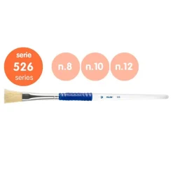 Milan Set 3 pinceles planos serie 526 números 8, 10 y 12